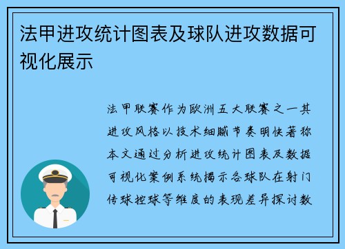 法甲进攻统计图表及球队进攻数据可视化展示